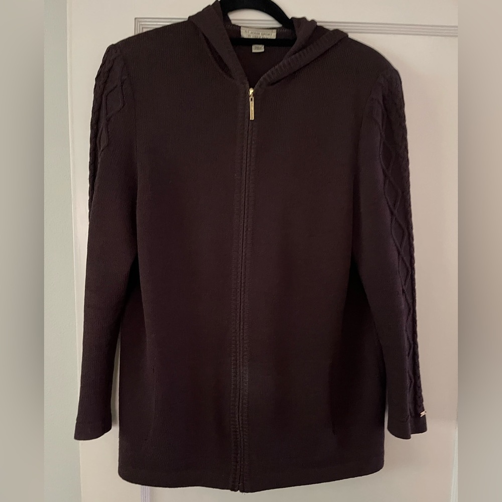 Vintage Saint John sport zippered cardigan size P